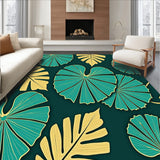 Monstera Leaf Cascade Botanical Tropical Art Design (Gold) - ODIKA