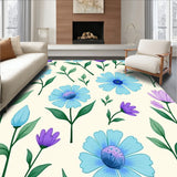 Enchanting Botanical Garden Dreamscape With Delicate Petal (Blue) - ODIKA