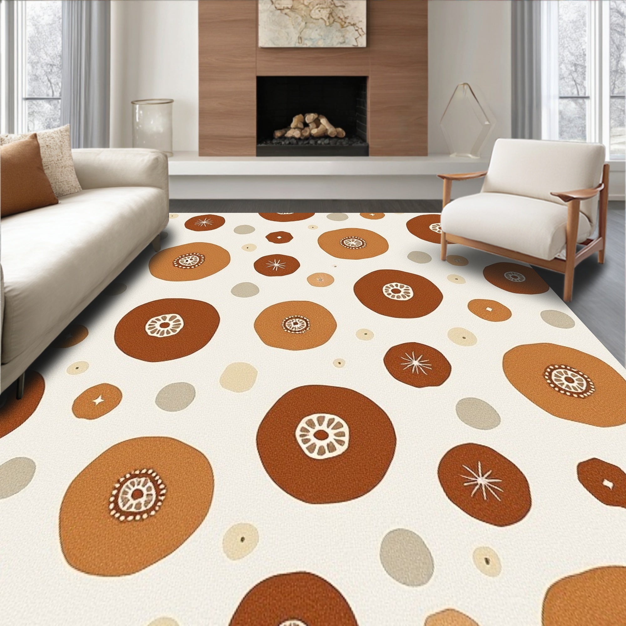 Wilderness Ranch Speckled Authentic Farmhouse Accent(Brown)