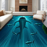 3D Illusion Abyss Trap Waterfall Visual(Blue)