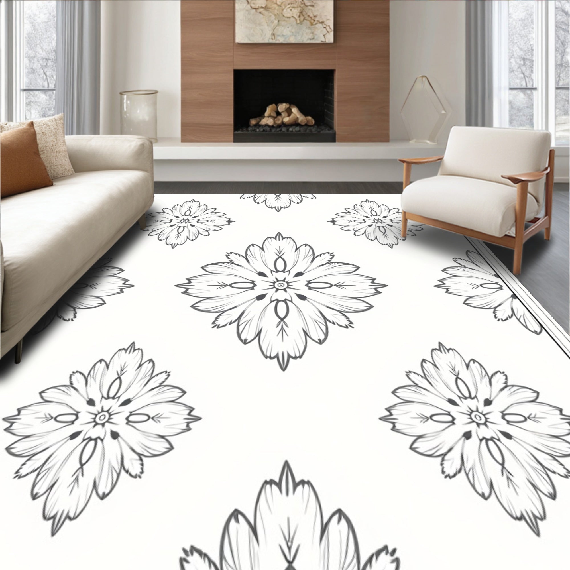Damask Heirloom Artistry(White)