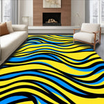 Abstract Wave Ripple with Flowing Curved Lines(Yellow) - ODIKA