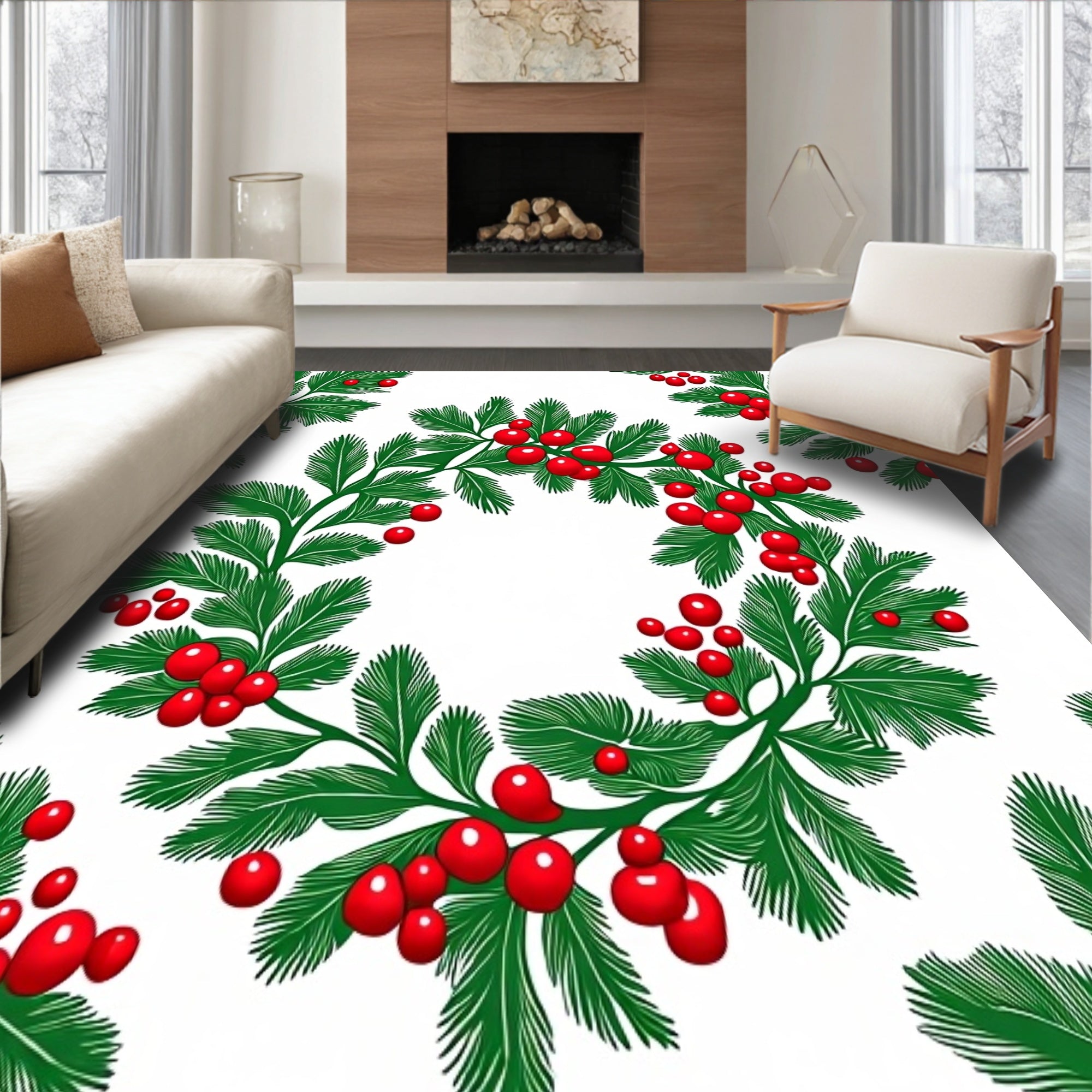 Festive Wreath Medallion Vintage Heritage Collection(Green)