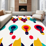 Retro Christmas Cat Illusion with Interlocking Lightbulb(Red)