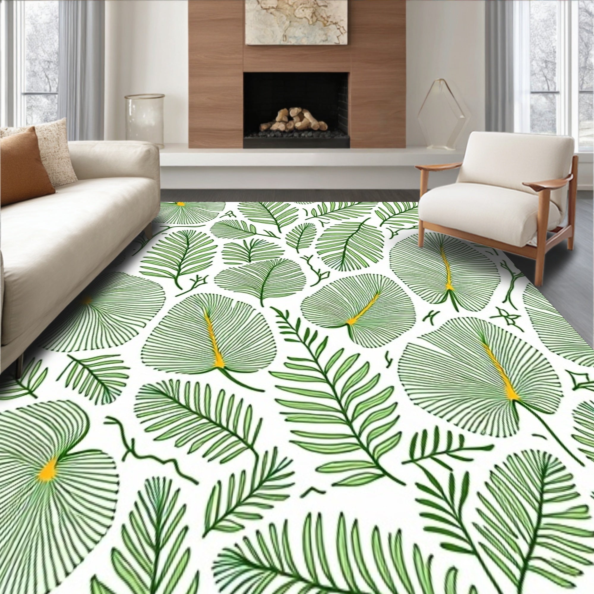 Timeless Artisan Verdant Foliage Symphony(Green)