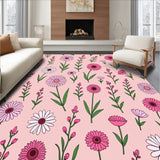 Boho Wildflower Meadow Accent (Pink)