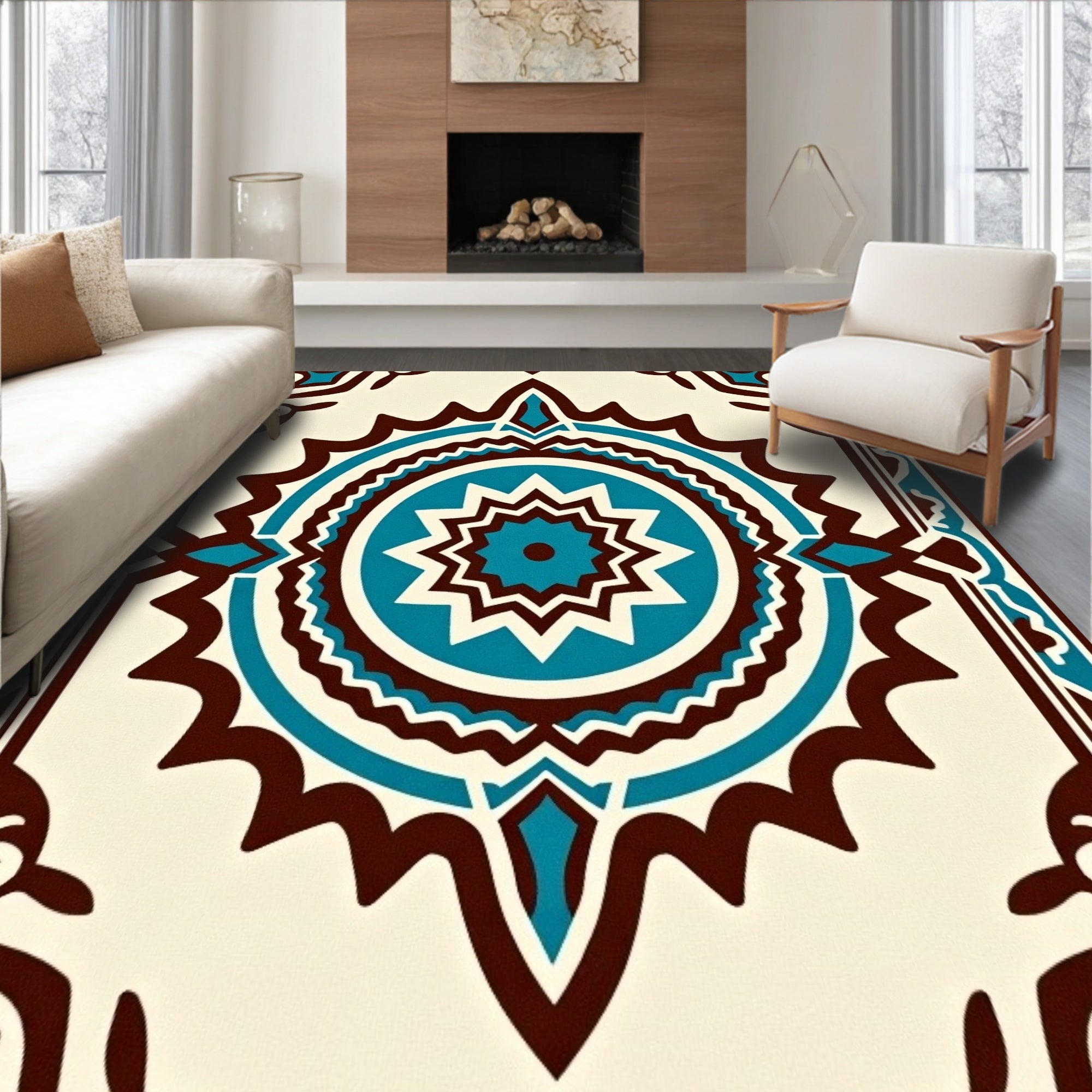 Mystical with Sacred Geometry(Beige)