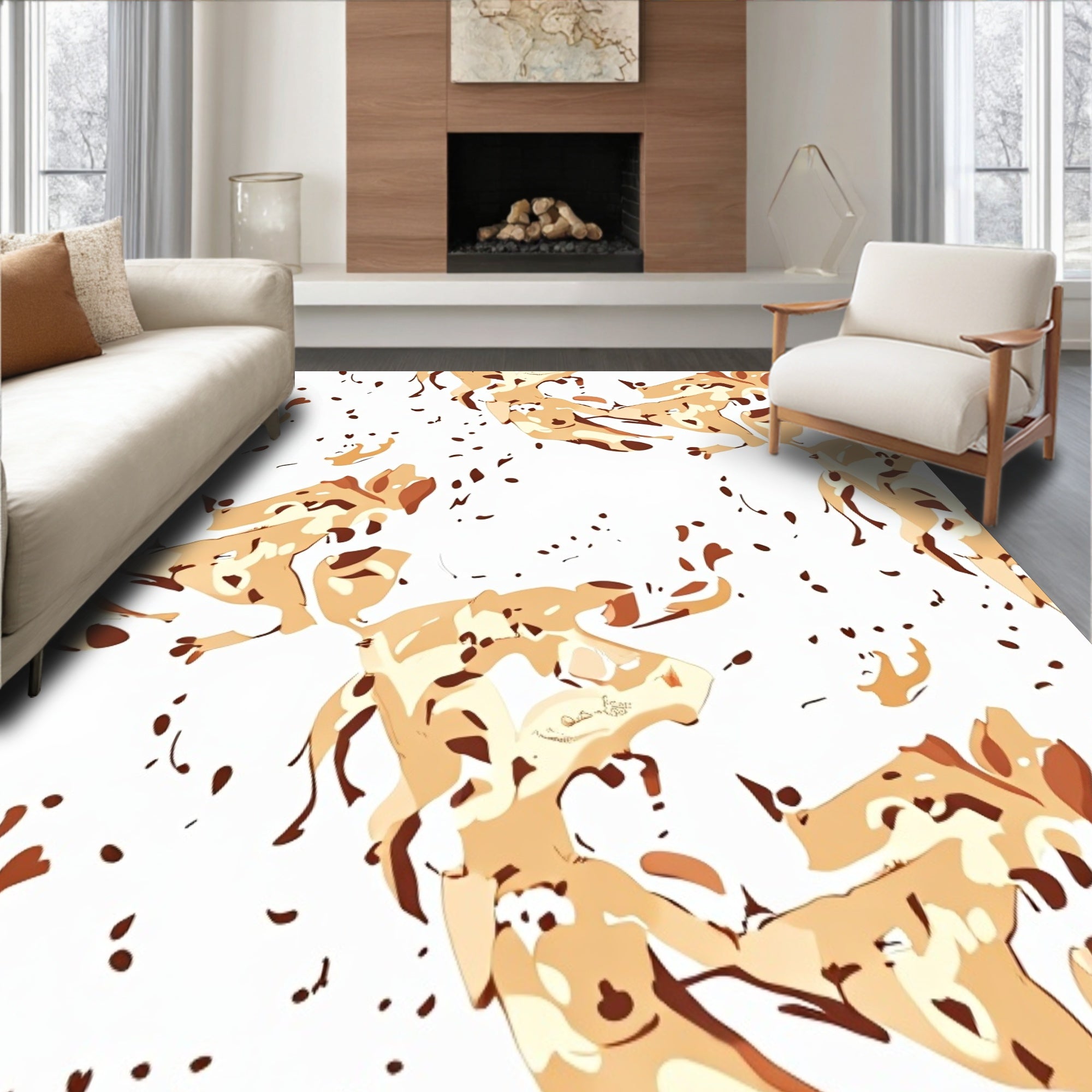 Mist Tie Dye Marbled (Beige) - ODIKA