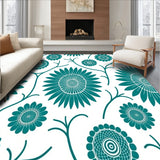 Floral Botanical Artistic Swirl Decorative Sublime (Blue)