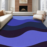 Abstract Misty Horizon with Blended Artful Waves(Blue)