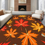 Autumn Harvest Maple Foliage Decorative Accent(Brown)