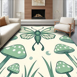 Celestial Moth with Mystical Toadstool Door(Beige)