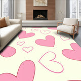 Whimsical Motif with Rose and Creamy Blush Hues (Pink)