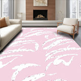 Abstract Brushstroke Modern Minimalist Practical Household (Pink)
