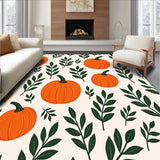 Harvest Foliage Pathway Decoration With Pumpkin Patch Motif(Orange)