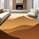 Highland Misty Mountain Peaks Dreamy Enchanted Luxury(Beige)