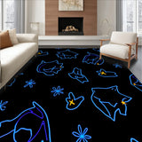 Illuminated Feline with Electrifying Holiday Sparkle Effects(Black)