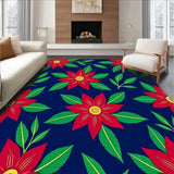 Holiday Poinsettia Featuring Elegant Seasonal Blooms(Blue)