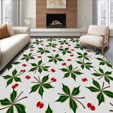 Festive Holly Berry Vine with Traditional Yuletide Botanical Design(Green)