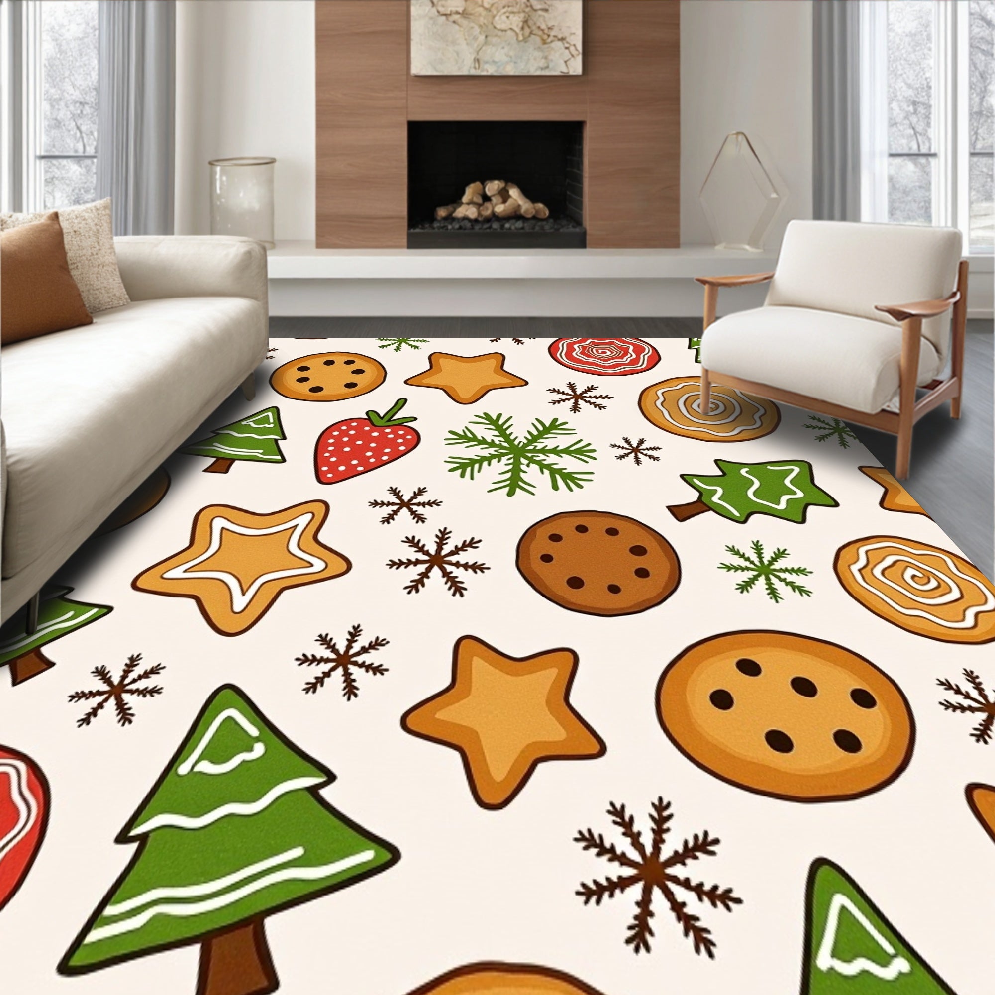 Sweet Bakery Inspired Seasonal Entrance Welcome(Brown)