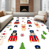 Festive Soldier Guard Seasonal Entrance Welcoming Decoration(Red)