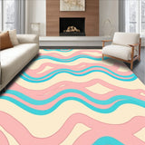 Serene Waves Decorative Accent(Pink)