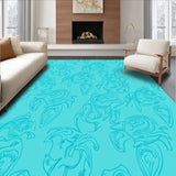 Enchanted Mermaid Mystical Underwater Fantasy Dreamscape (Blue)