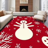 Jolly Snowman Winter Wonderland Festive Holiday(Red)