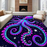 Celestial Octopus Tentacle Swirl with Cosmic Starfield Design(Pink)