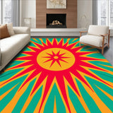 Whimsical Starburst Radiant Sunshine Playful(Orange)