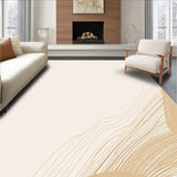 Abstract Minimalist Brushstroke Contemporary Luxury Modern(Beige)