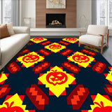 Buffalo Check Entry Halloween Themed Decorative(Yellow)