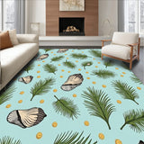 Merry Nautical Shells and Pine Sprig Composition(Beige)