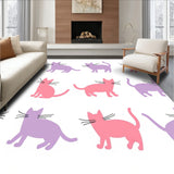 Charming Kitty Collection Stylish Featuring Elegant Whiskers(Pink)