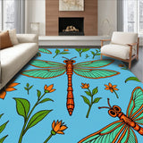 Dragonfly Meadow with Delicate Wing Details (Blue) - ODIKA