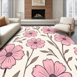 Vintage Blossom Cascade Transitional Hallway(Pink)