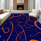 Mystical Constellation Abstract Artistry Horizon Celestial Blueprint (Blue)