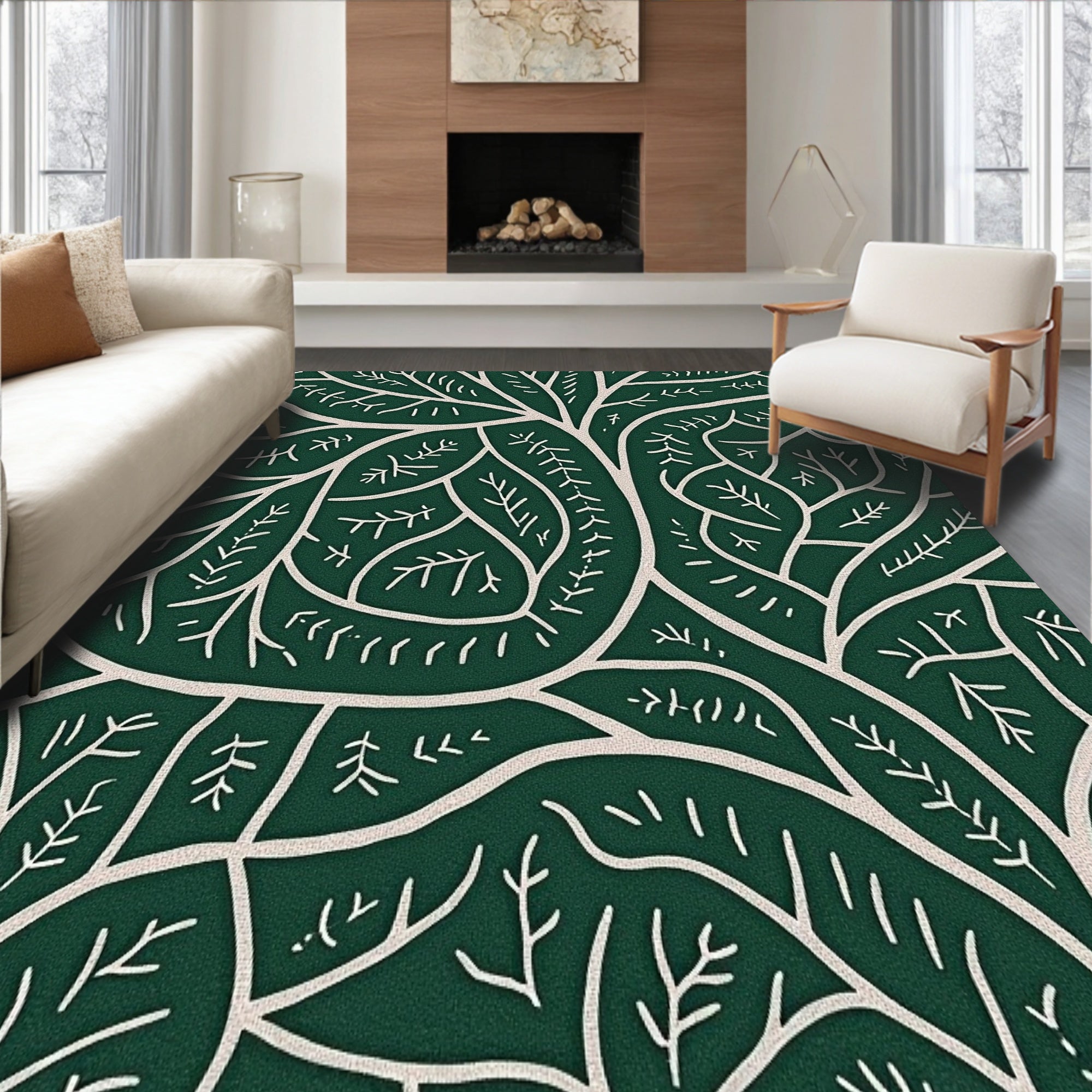 Mystical Forest Canopy Design with Enchanted Woodland Themes(Green)