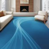 Ethereal Mist Swirling Through Enchanted Landscape(Blue)