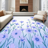 Dreamy Garden Blossom Enchanted Meadow Delicate Pastoral(Blue)