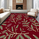 Joyful Evergreen Bough Seasonal Accent Path Cover(Red)