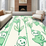 Enchanted Forest Panda Adventure Decorative(Green)