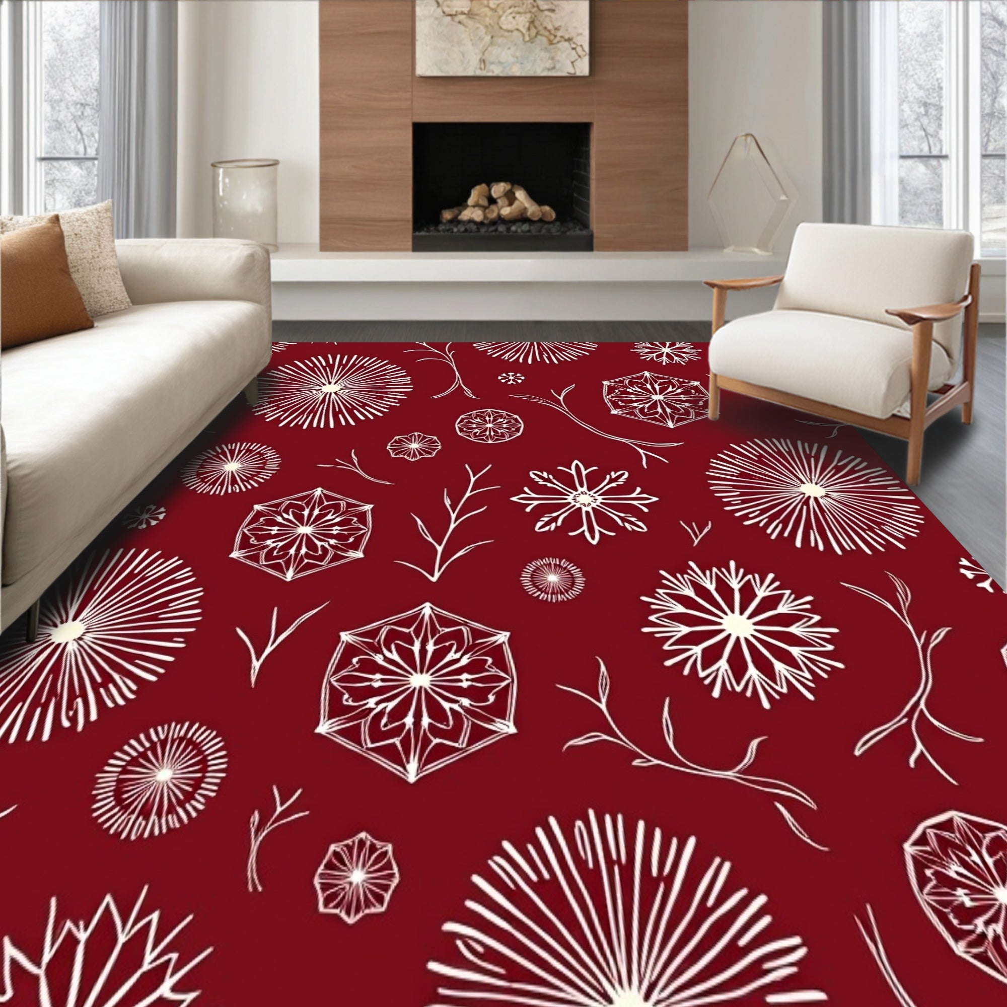 Magical Frosty Wonderland Celebration Accent(Red)