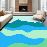 Mountain Landscape Horizon(Teal)