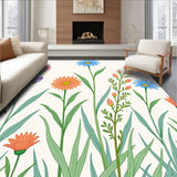 Botanical Wildflower Collection Meadow Blossoms Illustration(Green)