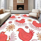 Provincial Poultry Sunrise Archway Entryway Decoration(Red)