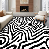Abstract Maze Aesthetic Plush Decoration(Black)
