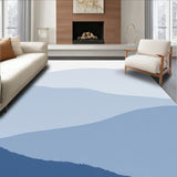 Mountain Landscape Horizon Peaceful Serene Panoramic View (White)