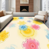 Abstract Watercolor Brushstroke Artistic Symphony(Yellow)