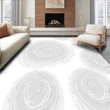 Whispering Mist Cascading Abstract Cloudform(White)